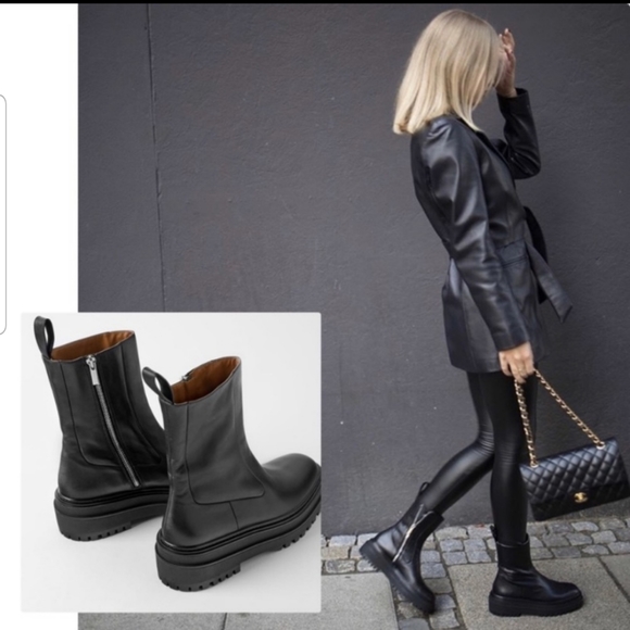 Zara | Shoes | Zara Heeled Ankle Boots 